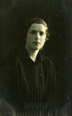 KKE 840.jpg - Wanda, siostra Łucji Kossarskiej, 11.VIII.1929 r.